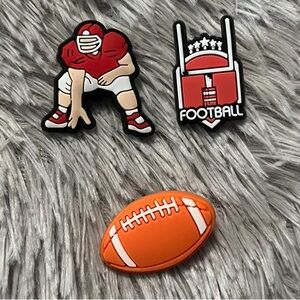 Football Croc Charm Set